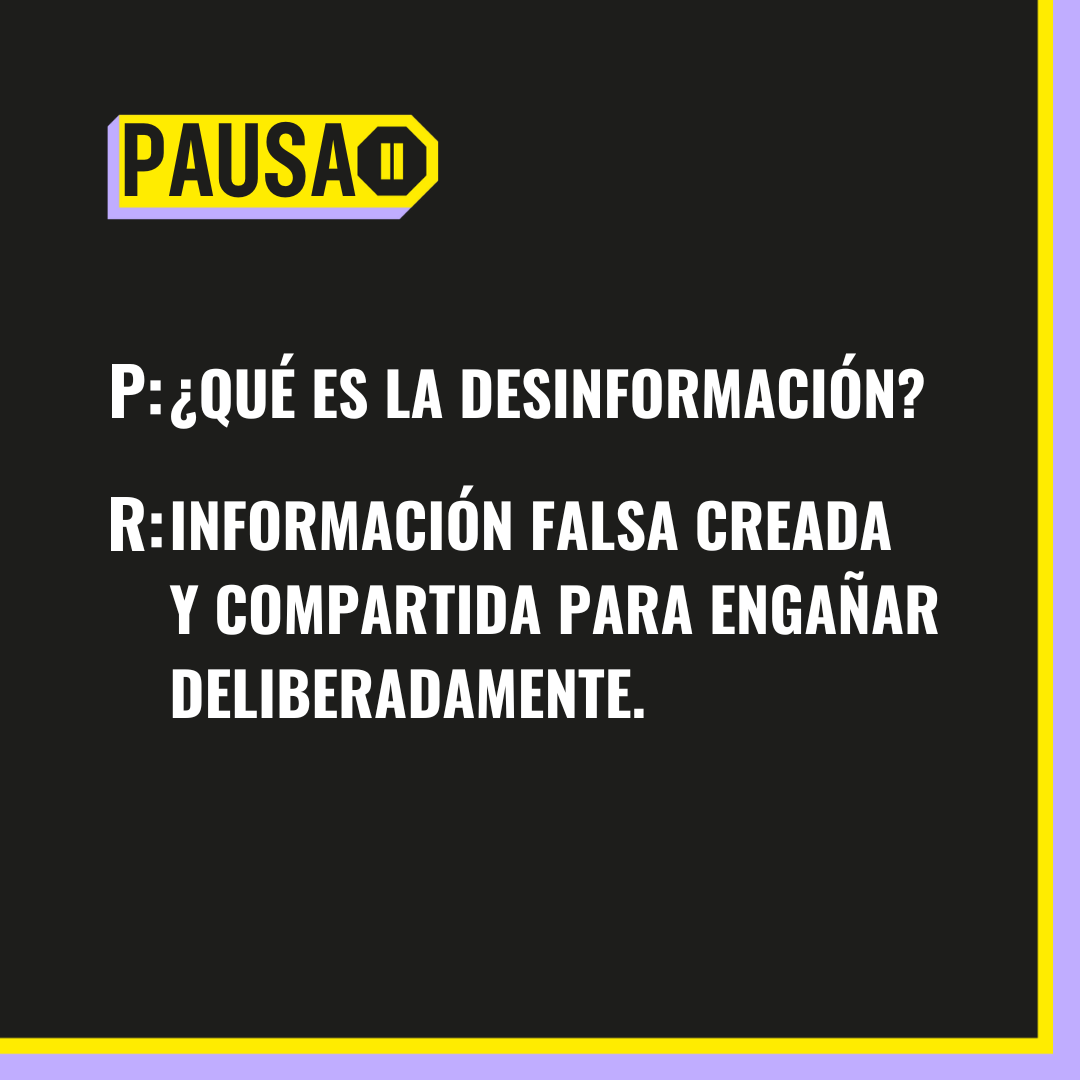 Lo que compartimos en línea tiene un impacto en el mundo real.

La desinformación impide que las personas accedan a datos vitales en momentos de crisis.

Tómate un tiempo para verificar la veracidad de la publicación.

Más: shareverified.com/es/