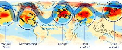 EstereocentroSC's tweet photo. Se registraron en lo que va de semana temperaturas altísimas en todo el mundo, que baten récords en varios continentes, lo último de una tendencia causada por la crisis climática. 
👉https://t.co/U7GQ63Rm1F https://t.co/N60nx0O6QL