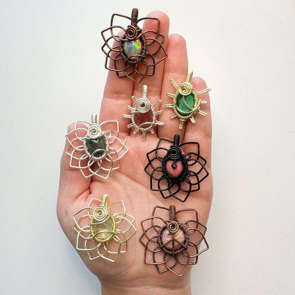 handful of baby pendant necklaces 🌸🌿

all available July 21st 4pm eastern time <3