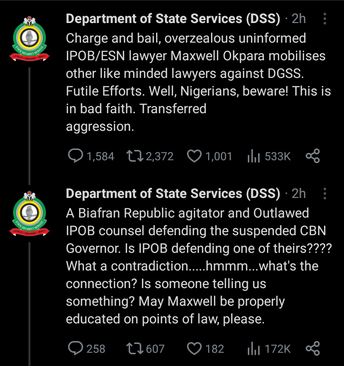 Sammy20212's tweet photo. Government NDI Agbero

These is meant to be a government agent Twitter handle

Bala blue and his Agbero boys in action https://t.co/d2vhmVUW5Y