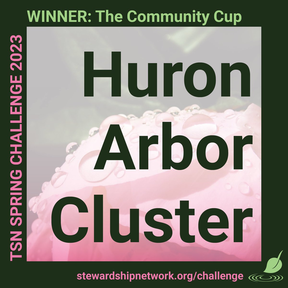 StewardshipNet's tweet photo. Congratulations to the many wonderful groups and individuals within the Huron Arbor Cluster for reporting the highest number of stewardship hours amongst all TSN Member Communities and earning the #TSNspring Honor we call "The Community Cup!" >> https://t.co/FbQD1JSu8d https://t.co/LpJgAUDDB9