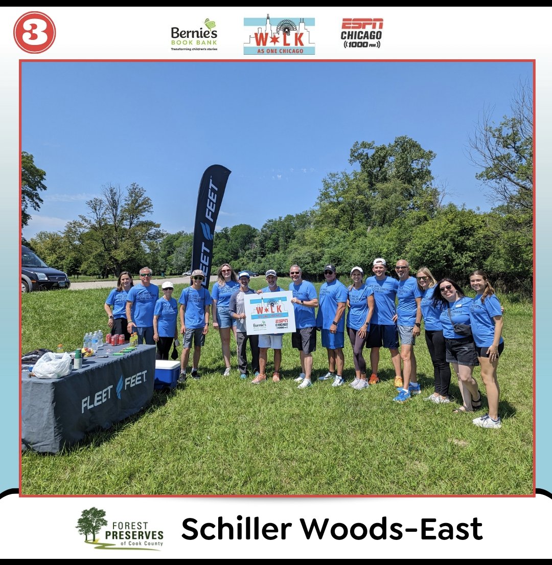 Nothing but good feelings at our third #WalkAsOneChicago stop! 🌳  
Support our walk by donating below.
bit.ly/46bj8kQ

<a href="/thekapman/">David Kaplan</a> <a href="/DarrinUtynek/">Darrin Utynek</a> <a href="/ESPN1000/">ESPN Chicago</a> <a href="/NHLBlackhawks/">Chicago Blackhawks</a> <a href="/FleetFeetChgo/">Fleet Feet Chicago</a>