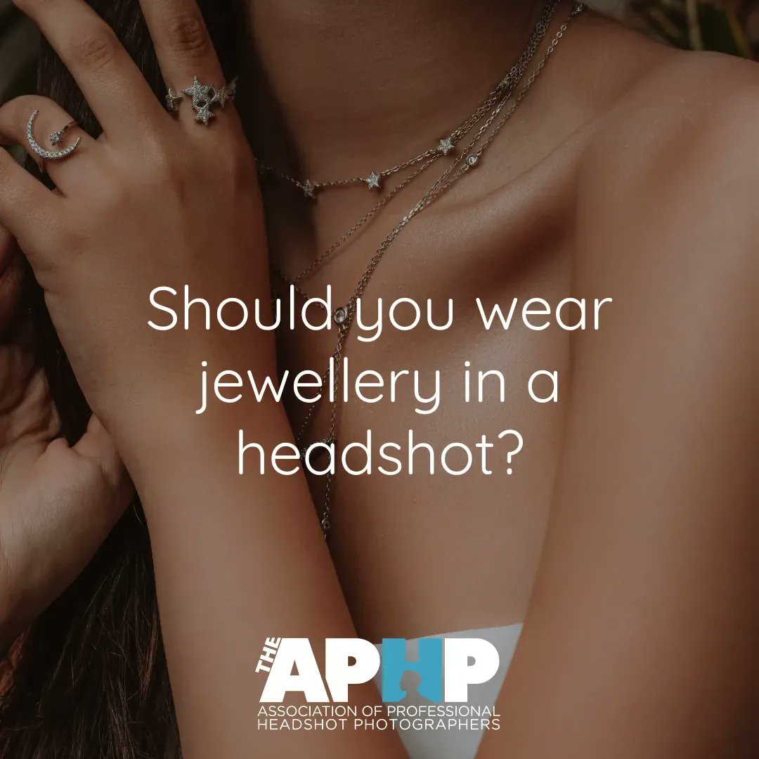 Keep in mind that with headshots, you want the attention to be on you, not your jewellery.

If you are in love with bold, bright and large jewellery, it might be better to save it for a photoshoot rather than a headshot that you'll be looking to use across a wide range of media.