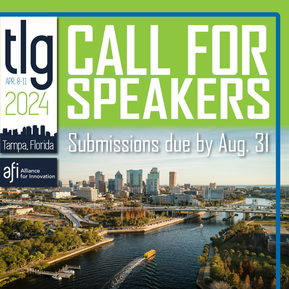Do you- or someone you know- have a success story with an innovative technology, system, process, or solution that you'd like to share with TLG attendees in Tampa, FL for #TLG2024?

Let us know about it! Deadline for submissions is August 31, 2023.

docs.google.com/forms/d/e/1FAI…