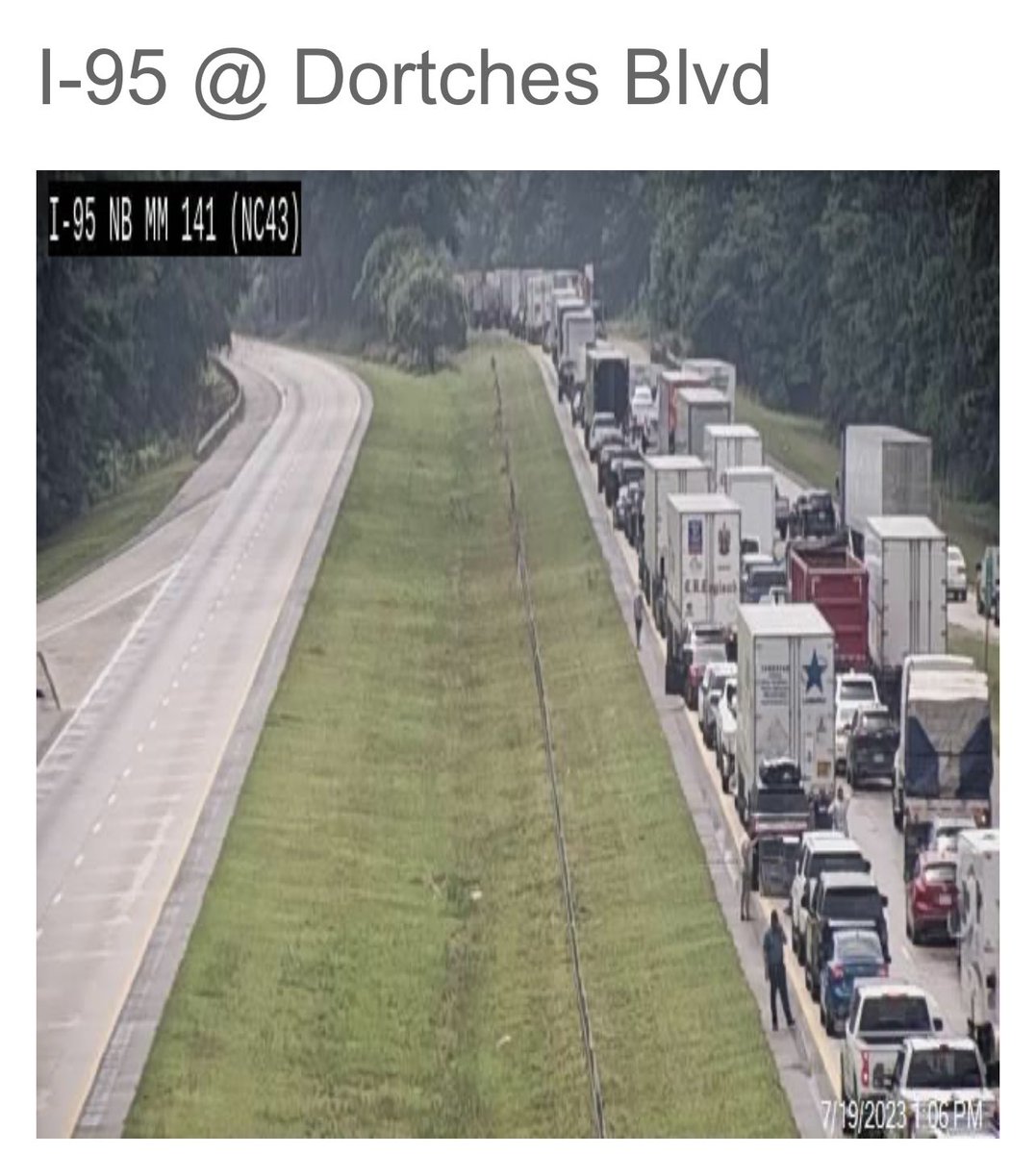 Collin Gross on Twitter "Live camera on I95 in Dortches, North