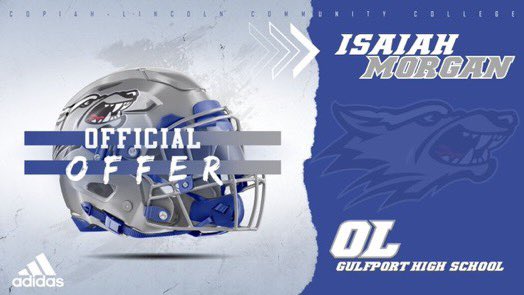 #AGTG After a great visit and conversation with @coachfleming17 , I am blessed to receive my first offer from Co-Lin Community College @coach_pennock @MacCorleone74 @CoachJJonesFB @Gulfport_FB @Coastfootball @MS_FBrecruiting #RecruitTheG #BetOnMe #TrenchDawg