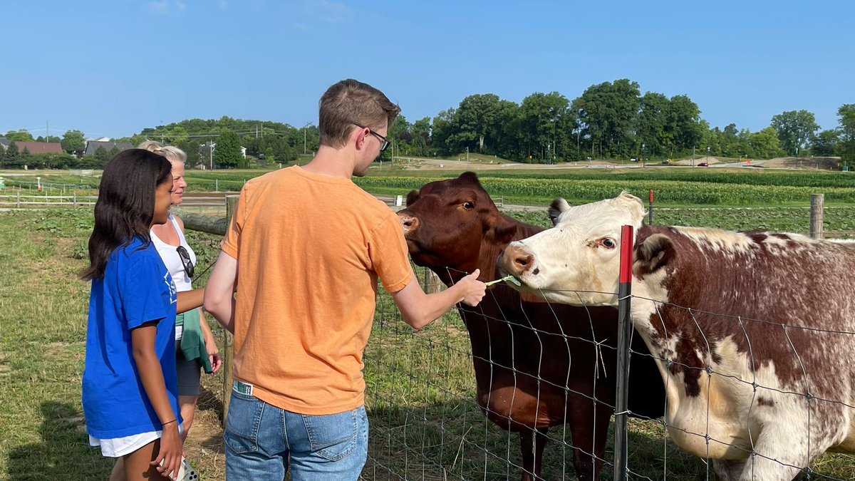 RossHilleary's tweet photo. Thanks to the @FishersParks team for hosting Wednesday Walks — this month at the #FishersAgriPark! The Planning & Zoning team had a great time learning about the U-Pick program, farm animals, the Geist Greenway, and our tree nurseries. For more info visit https://t.co/WlMFeJRmBx https://t.co/SDVpo7fBaf