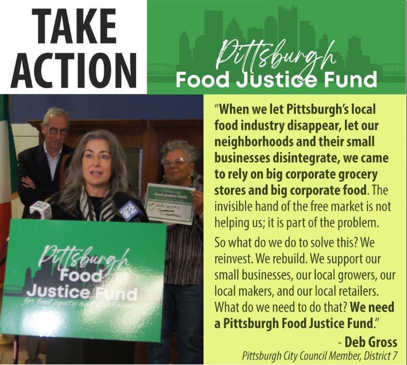 After two years of hard work, City Council voted unanimously for $3 Million of funding to the Pittsburgh Food Justice Fund. This fund will increase public investment in a just, equitable, and sustainable food system. @CitiParks @PghFoodBank @BurghFoodPolicy @JustHarvest, BUGS