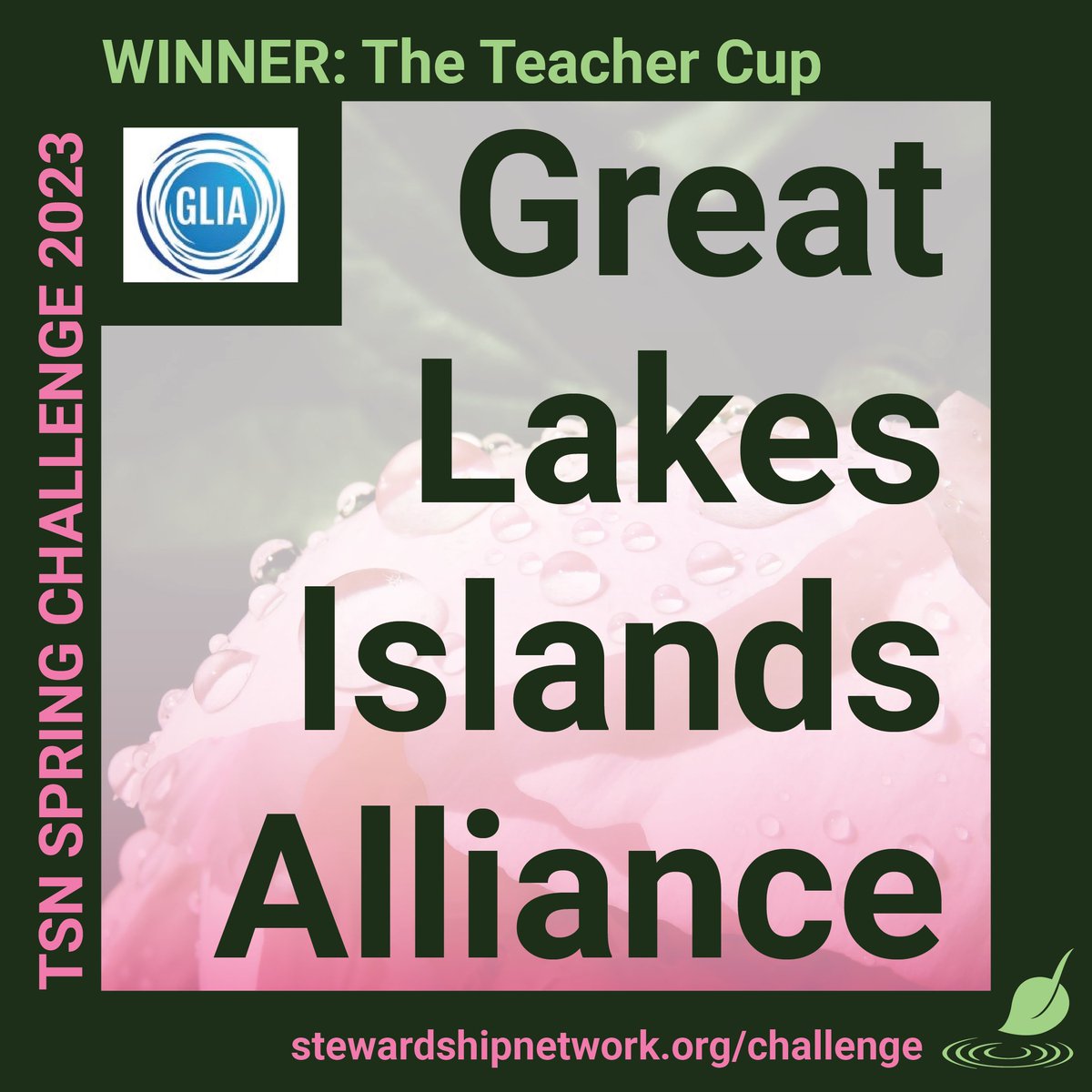 StewardshipNet's tweet photo. Congratulations to the many wonderful groups and individuals within the Great Lakes Islands Alliance for reporting the highest number of education hours amongst all program participants and earning the #TSNspring Honor we call "The Teacher Cup!" >> https://t.co/FbQD1JSu8d https://t.co/Y8bOulGOs7