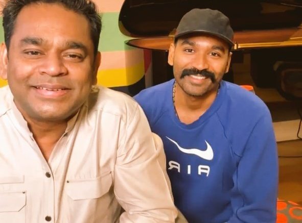 DirectorS_Shiva's tweet photo. Two icons @dhanushkraja @arrahman https://t.co/oJv6qe2nh9