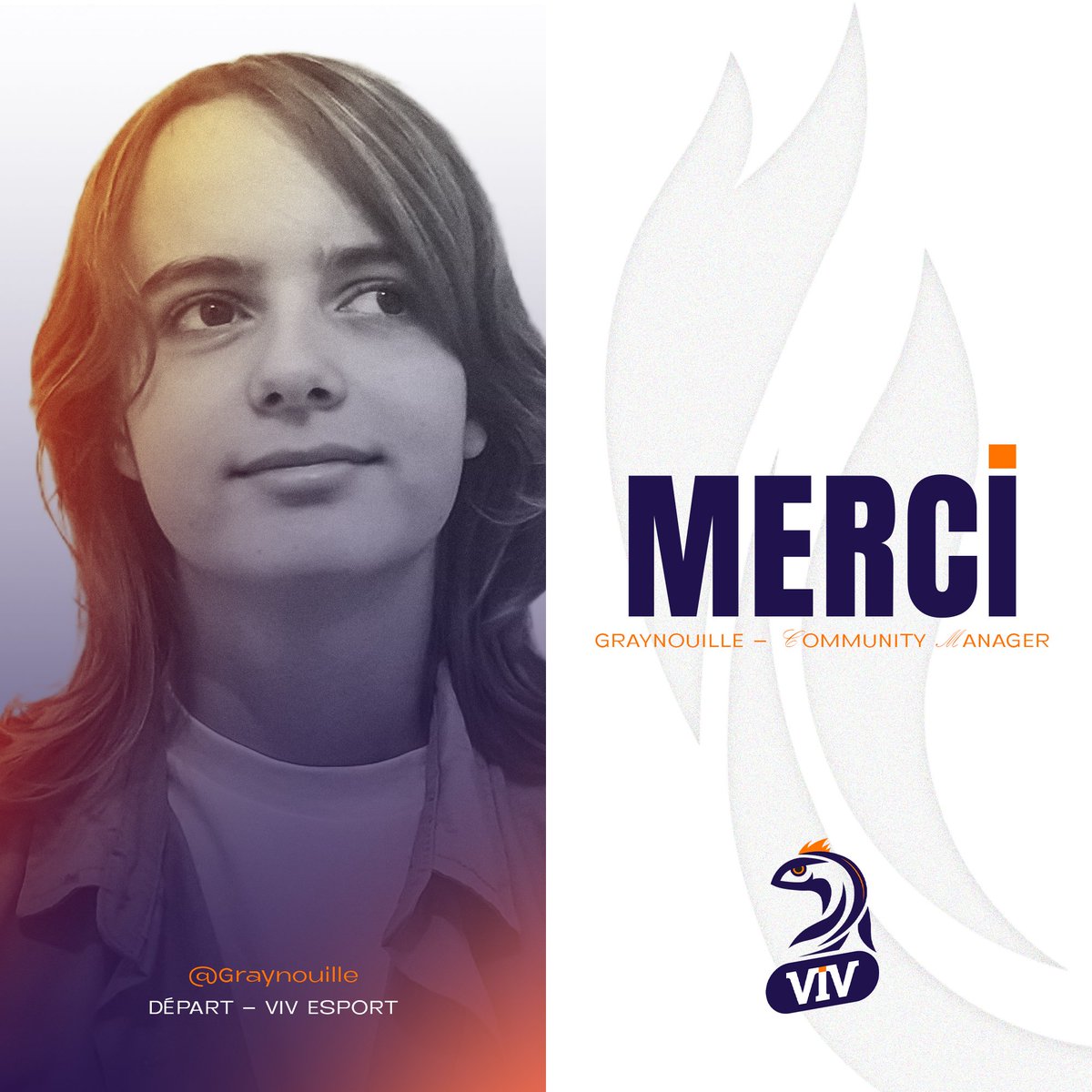ViV Esport (@viv_esport) on Twitter photo Tu étais là au départ 👶
On a tout gagné 🏆
On est parti en LAN ensemble 🛩
On est monté en ✨️Div2✨️ avec toi
Merci pour tout et bonne continuation <a href="/Graynouille/">Graynouille 🐸</a>, un pillier de l'ombre de l'histoire de ViV 💙
#ViVWIN Tu étais là au départ 👶
On a tout gagné 🏆
On est parti en LAN ensemble 🛩
On est monté en ✨️Div2✨️ avec toi
Merci pour tout et bonne continuation <a href="/Graynouille/">Graynouille 🐸</a>, un pillier de l'ombre de l'histoire de ViV 💙
#ViVWIN