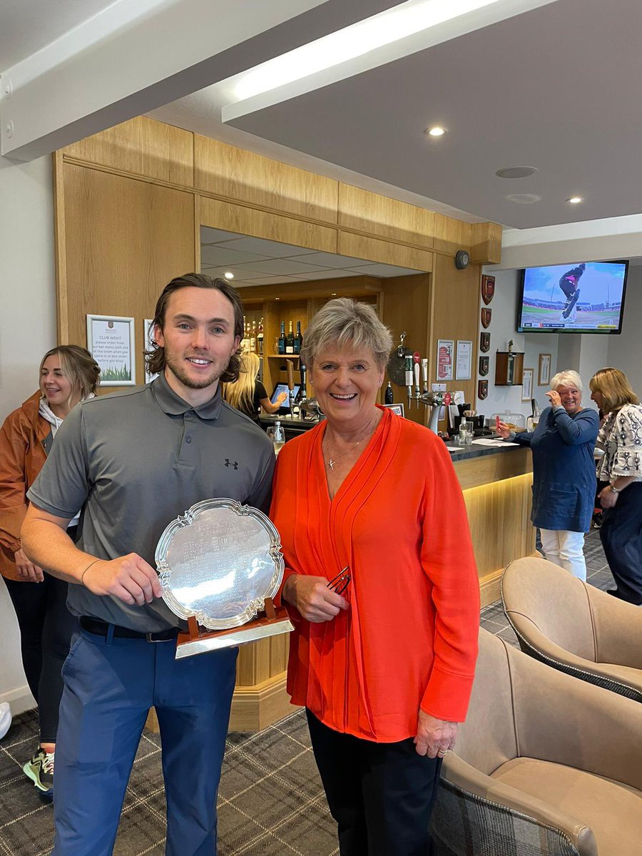 WooltonGolfClub's tweet photo. Matt Thompson - 2023 Club Champion 🏆

Huge well done to Matt for winning this years club championship. A total score of 143 (70, 73) secured the win in some testing conditions. 

Jonathan Cawley (149) finished second and Remy Julienne carded a second round 72 to come in third. https://t.co/9rtVG4FXJ1