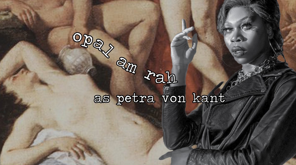 flamingclassics's tweet photo. THE BITTER TEARS OF PETRA VON KANT 
Thursday, July 27 - 8pm at @OCINEMA 
Performances by Opal Am Rah, Jupiter Velvet, and Kunst!
Featuring original designs by Adrian Bonvecchio, Chaplin Tyler, and Julian Montalvo!
Supported by @locustprojects Wavemaker Grant. https://t.co/mmOgknFy15