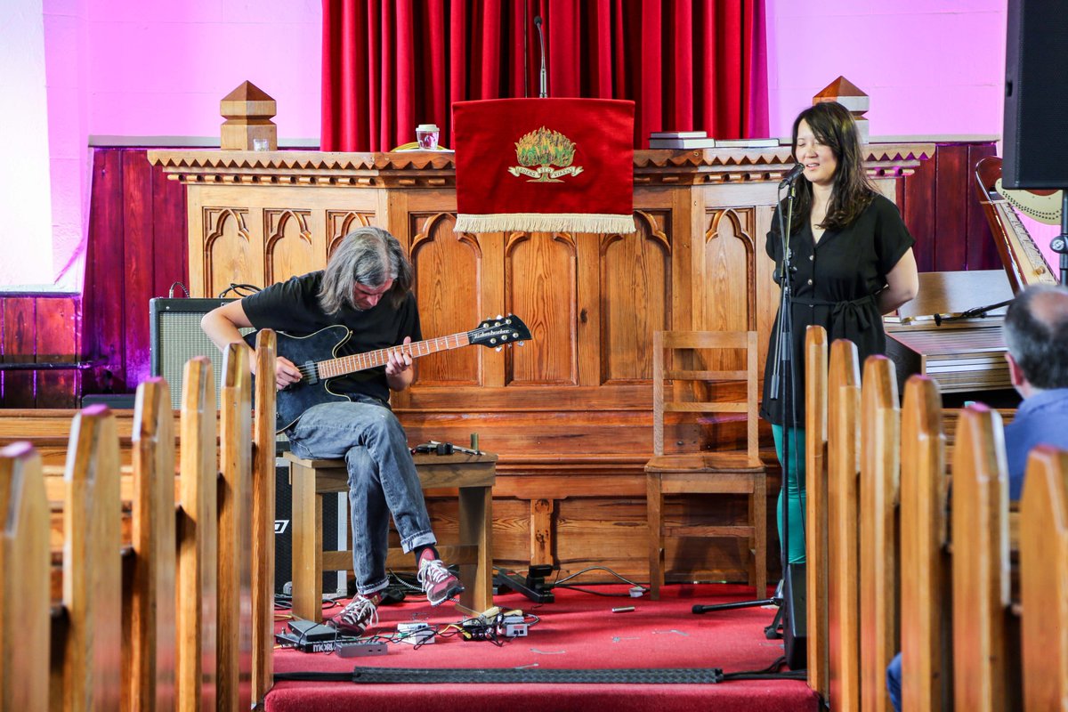 NoLightsProject's tweet image. Una Lee and Aonghus McEvoy at RAMP 2023