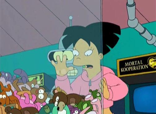 There's a Mortal Kooperation arcade game on the moon