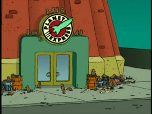 In the future, owls have taken the role of rats as city pests