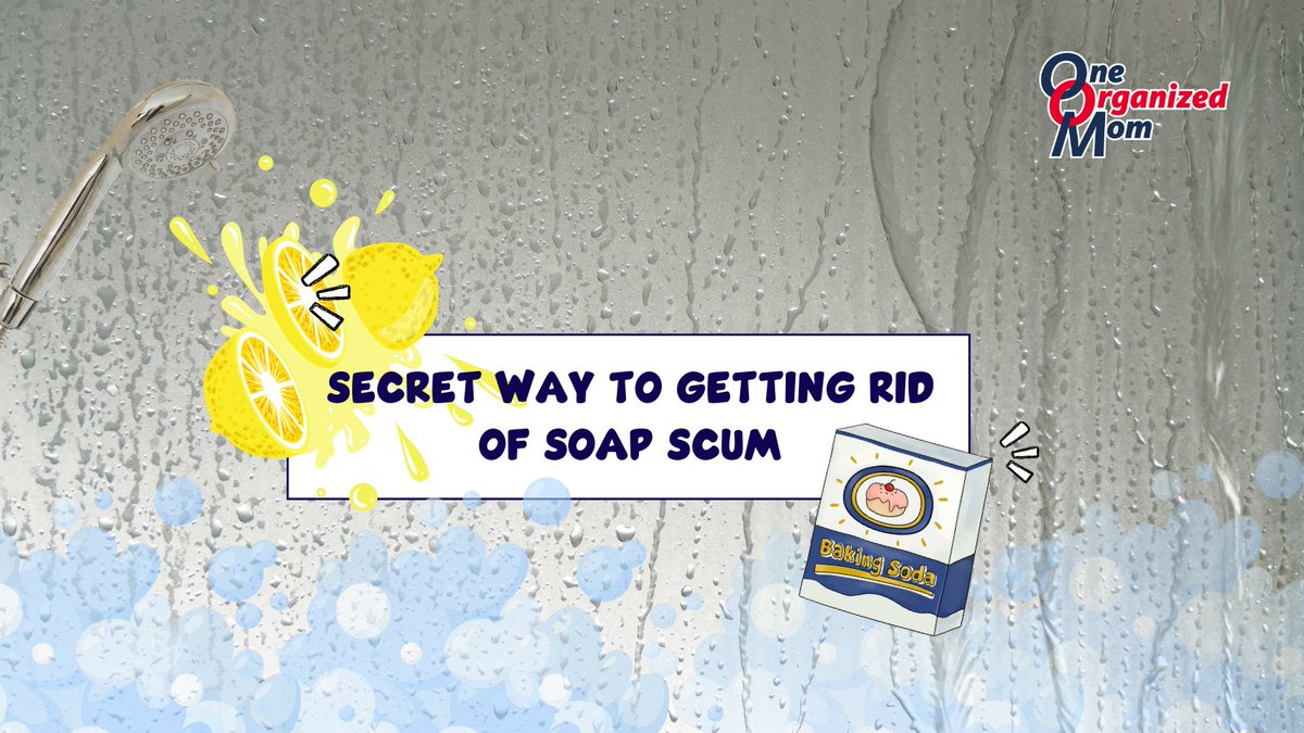 oneorganizedmom's tweet image. Slice a large lemon in half and then dunk the cut end into a bowl of baking soda. Then scrub your shower until all the soap scum is gone. 

bit.ly/3Fdqmt3

#soap #lemonhacks #cleaningtips #shower #soapscum #scum #bathroom #howto #cleaningservices #oneorganizedmom