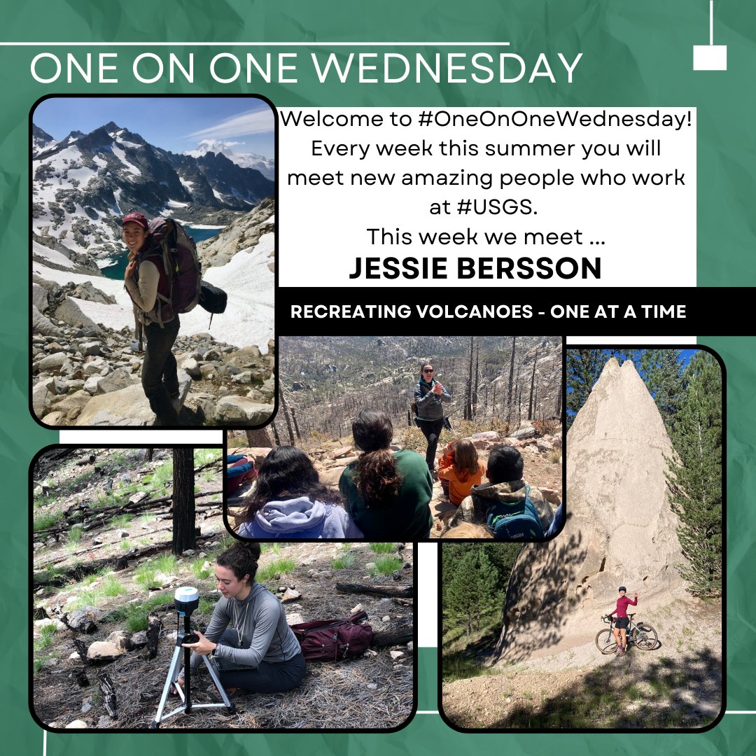 USGS Volcanoesđ (@usgsvolcanoes) on Twitter photo #OneOnOneWednesday
Meet Jessie Bersson, PhD candidate at <a href="/ArizonaState/">Arizona State</a> & <a href="/NSF/">U.S. National Science Foundation</a> intern at #CVO. She studies magma storage conditions beneath #GlacierPeak, learning how rocks formed. Sheâs always outdoors, climbing volcanoes or riding her bike to visit new outcrops. #USGS #OneOnOneWednesday
Meet Jessie Bersson, PhD candidate at <a href="/ArizonaState/">Arizona State</a> & <a href="/NSF/">U.S. National Science Foundation</a> intern at #CVO. She studies magma storage conditions beneath #GlacierPeak, learning how rocks formed. Sheâs always outdoors, climbing volcanoes or riding her bike to visit new outcrops. #USGS