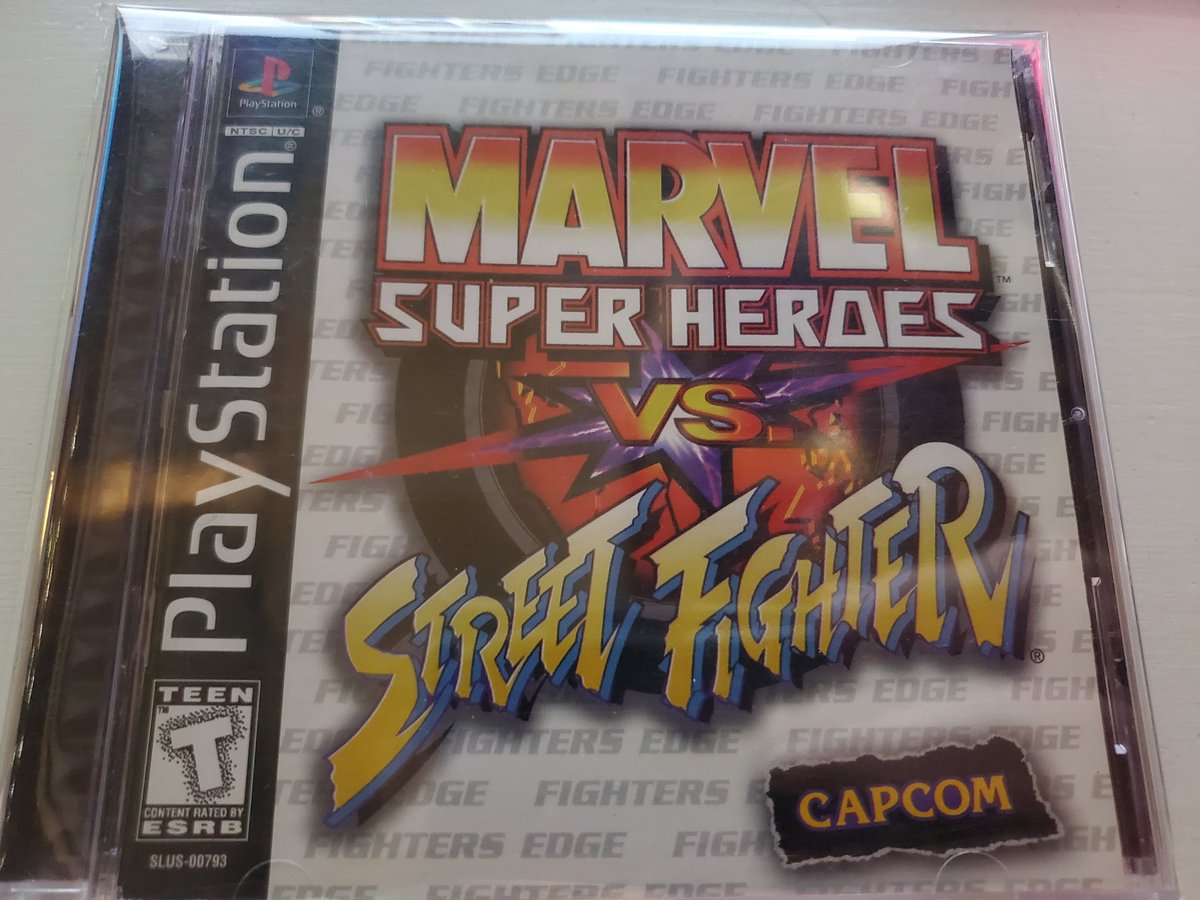 Pulled this for 35 on a Whatnot mystery bag stream 🤩 #PlayStation #MarvelSuperHeroes #StreetFighter
