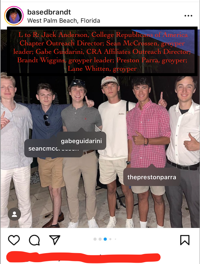 Hey <a href="/basedbrandt/">Anthime Joseph Gionet is a P3DOPHILE</a> why'd you delete this pic from last week's <a href="/TPUSA/">Turning Point USA</a> student conference? Is it because it shows leaders of <a href="/uscollegegop/">College Republicans of America</a>, the new national GOP student group, hanging out with leaders of Nick Fuentes' rabidly antisemitic &amp; white nationalist groyper movement?