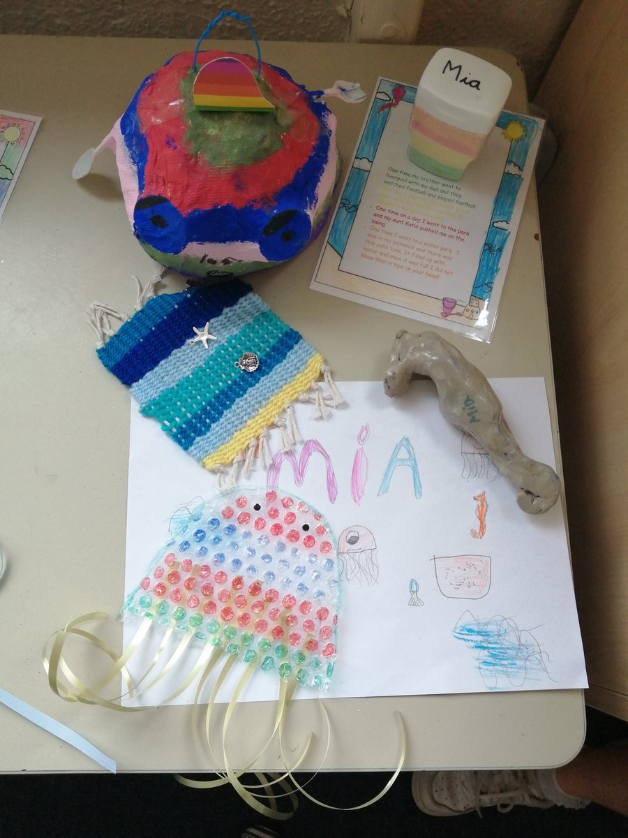 Y2 were so excited and proud to share all their creations with their parents yesterday. Our seaside-themed gift shop was a great way to showcase their imagination and creativity - we have LOVED our seaside topic!