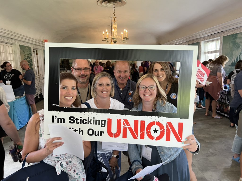 nysut's tweet image. Lots of fun happening at #LAP2023