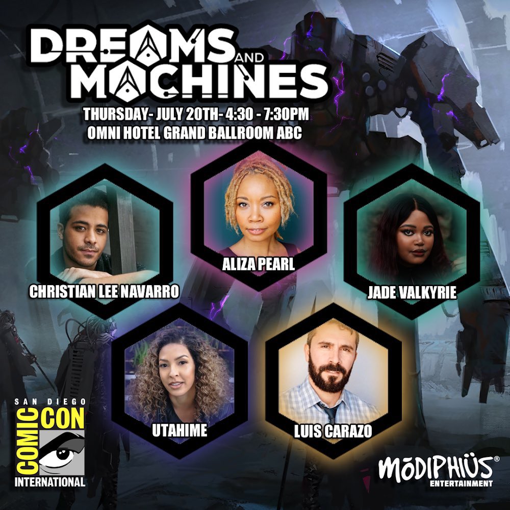 JadeValkyrie's tweet image. My #SDCC Schedule ✨

💖 Dreams and Machines TTRPG Live w/ @Modiphius
Thurs 4:30-7:30p
Omni Ballroom

💜 Level Up: Cosplay,?Characters, and Charity w/ @CreatorsAssemb 
Fri 8-9p 
Grand 10 &amp;amp; 11, Marriott Marquis