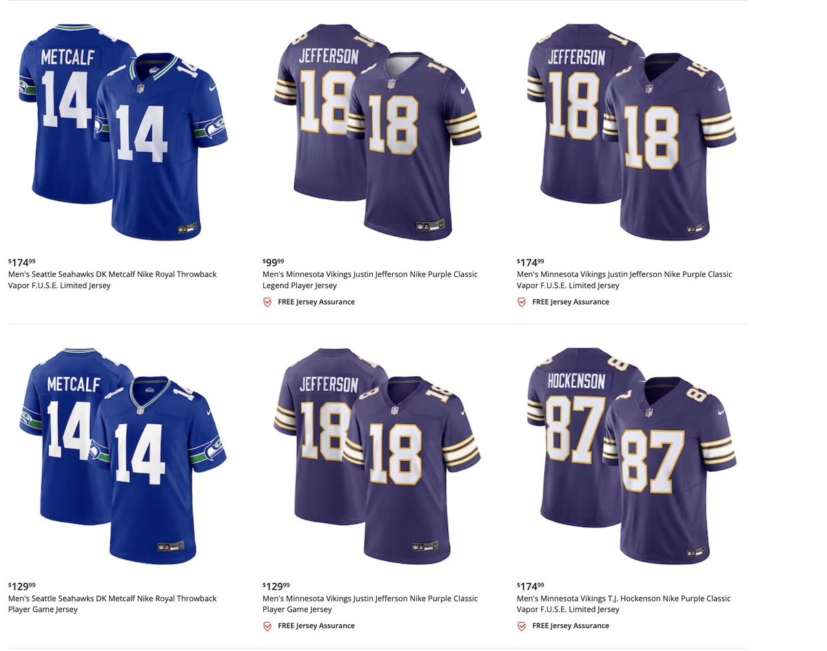 Chris Creamer on Twitter "The new Seattle Seahawks and Minnesota