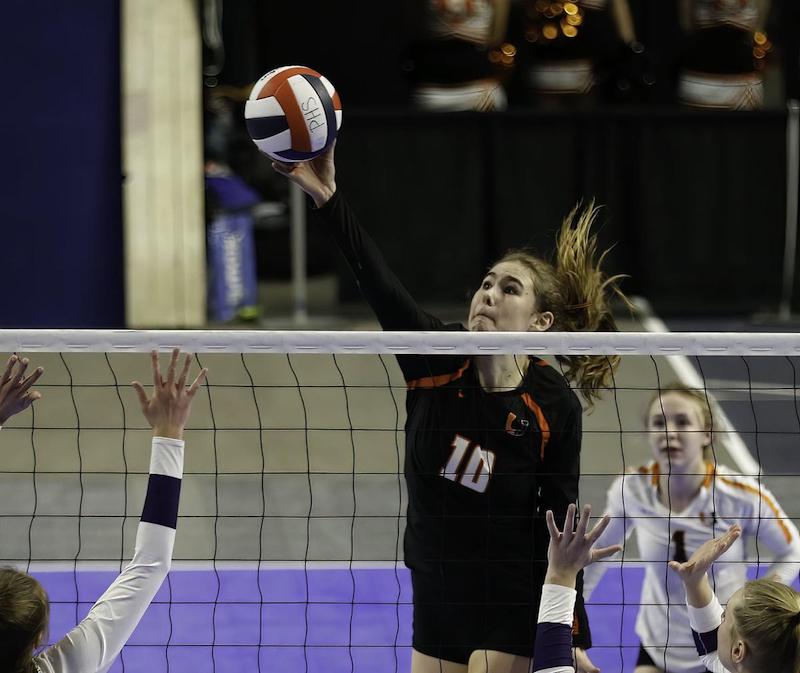stadiumtalkcom's tweet photo. Best #HSVolleyball Player in Every State '23 🏐 
Montana: Leela Ormsby, Middle Blocker
Billings Senior High School (Billings)
Graduation year: 2025
Height: 6-foot-3
College: Uncommitted
Class AA State Champion '22
Class AA All-State '22
https://t.co/By3hePoKBW https://t.co/Ux4uSXZIGd