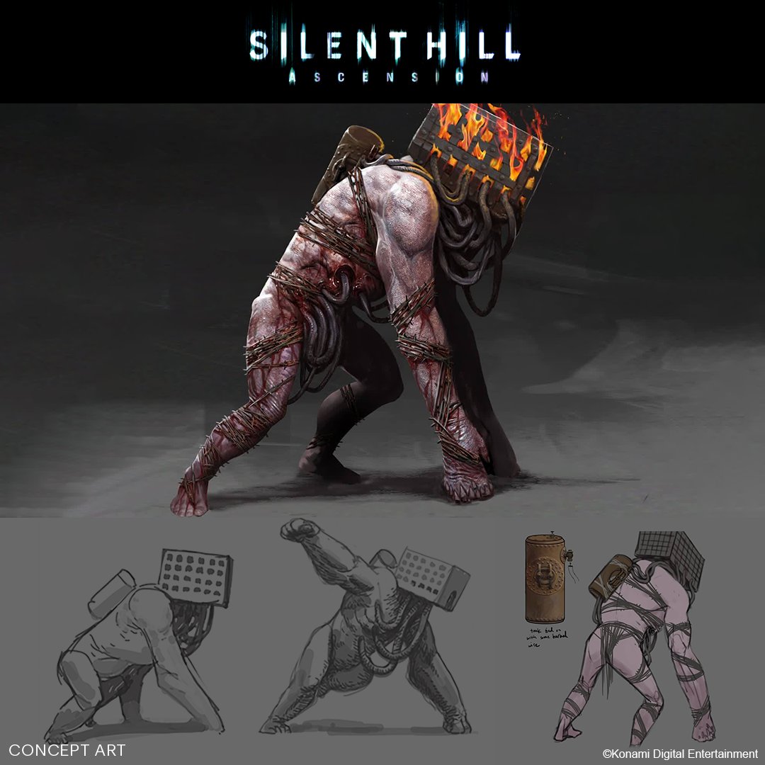 SILENT HILL: Ascension on X: Monsters can't just look scary, they