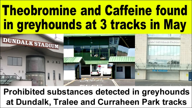 banbloodsports's tweet photo. Prohibited substances Theobromine & Caffeine found in greyhounds at three tracks in May https://t.co/DWQL4jTpEf https://t.co/TiSskJRNik