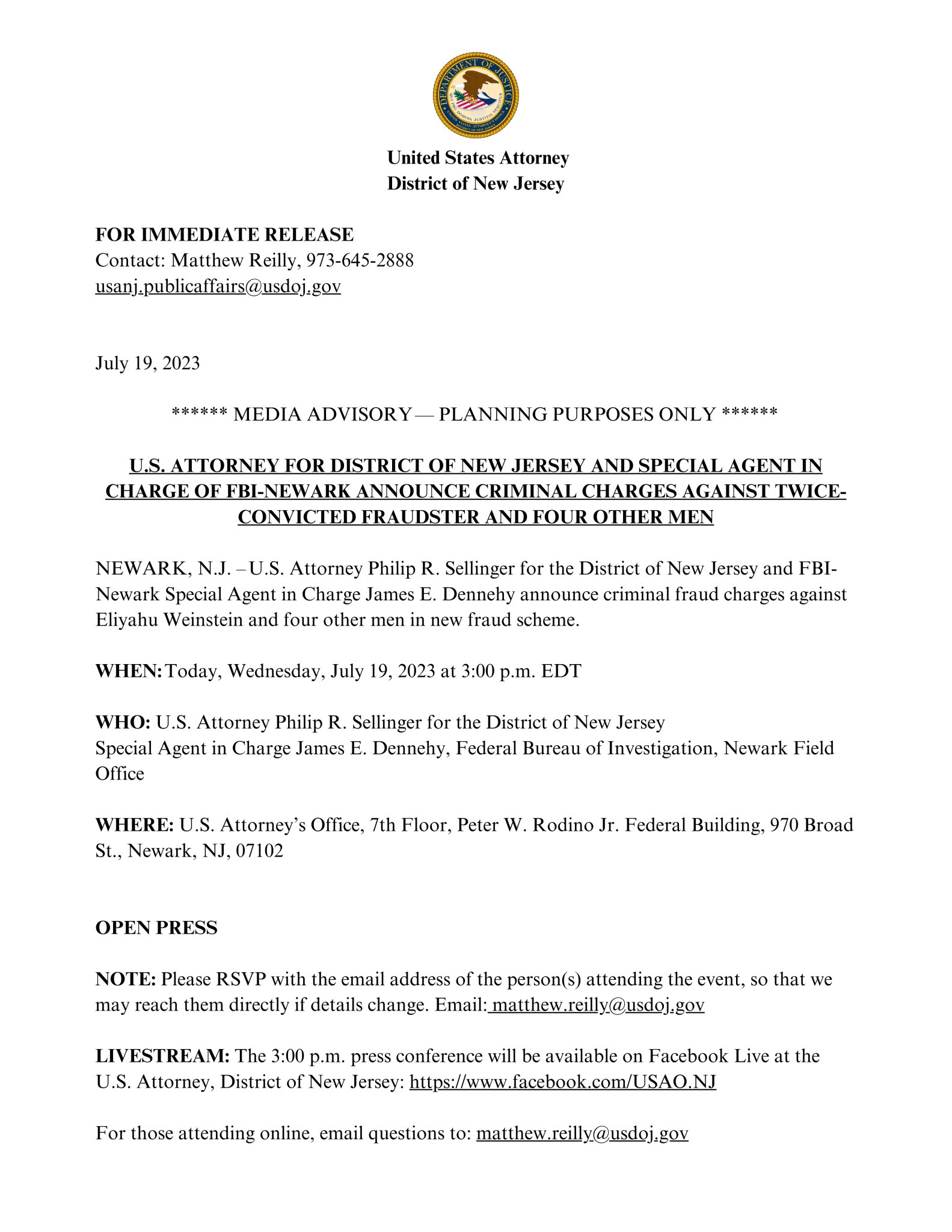 The Judge'S Decision: Will It Stand? (Nj Us Attorney Case) - 4zpy7bt