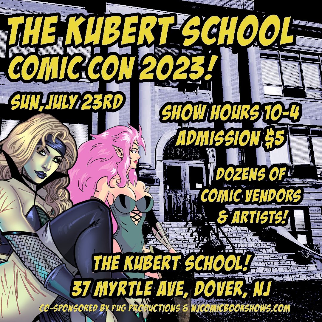 This Sunday! I will be tabling at the FIRST EVER <a href="/TheKubertSchool/">The Joe Kubert School of Cartoon & Graphic Art</a> Con (also reigned as “Kubie Con!”). Come stop by and join the fun! I will be be selling copies of Rayne issues 1-2 , doing commissions, and chomping your ear off about my new book Purity! See you there!