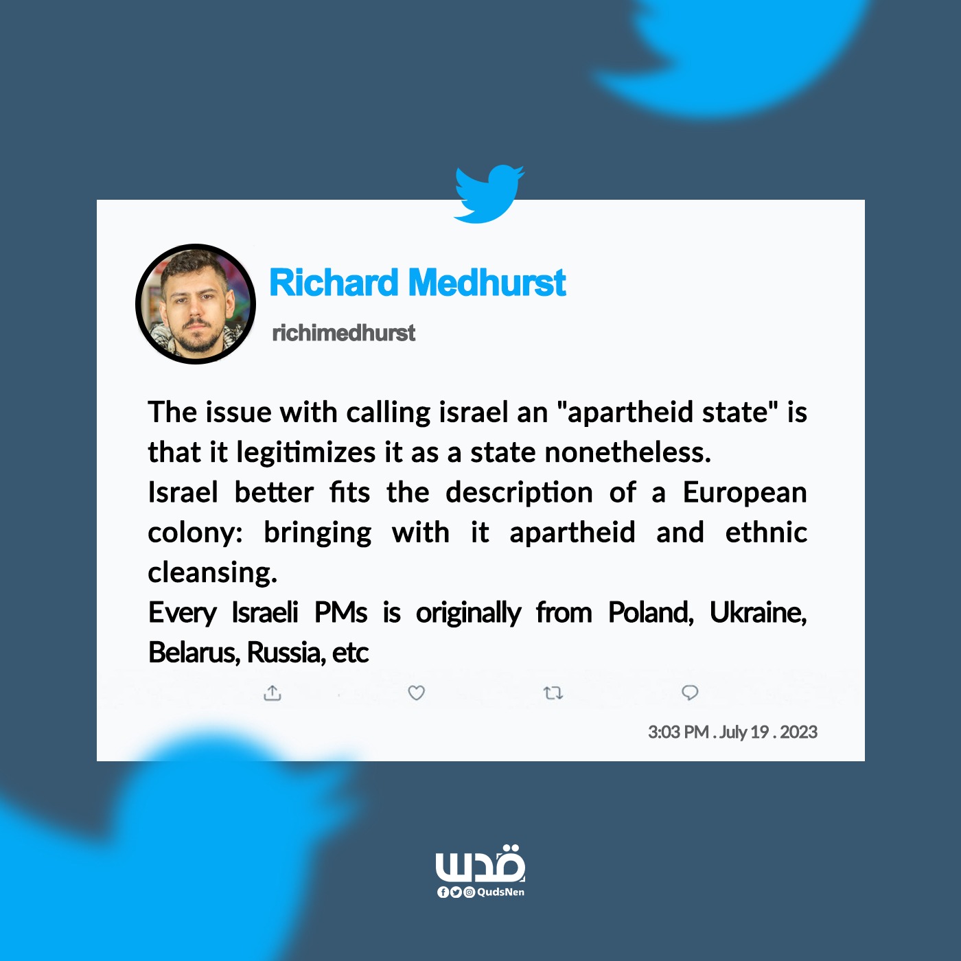 Quds News Network on Twitter "SyrianBritish journalist Richard