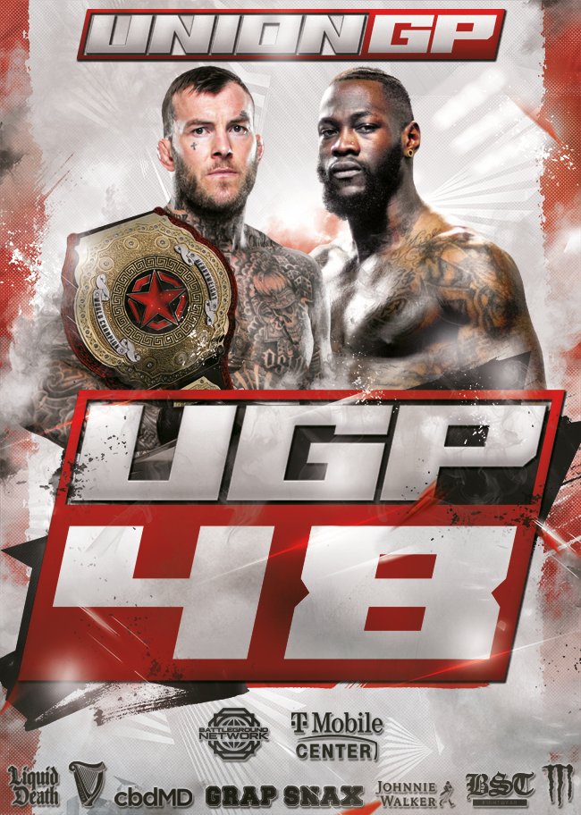 𝐔𝐆𝐏 𝟒𝟖: 𝐋𝐀𝐓𝐓𝐈𝐌𝐎𝐑𝐄 𝐯𝐬 𝐑𝐎𝐙𝐈𝐄𝐑

📅 July 30, 2023
🏟️ T-Mobile Center
📍 Kansas City, Missouri
📺 <a href="/BattlegroundNet/">Battleground Network</a> 

🔗: uniongrandprix.com/mma_event/ugp-…