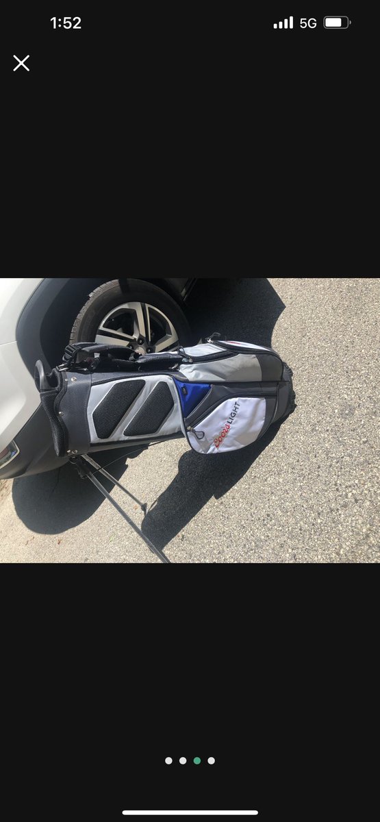 ____Devlin____'s tweet photo. Anyone need a new golf bag ? Forgot I had this lol make me an offer https://t.co/tPsYzcMgXD