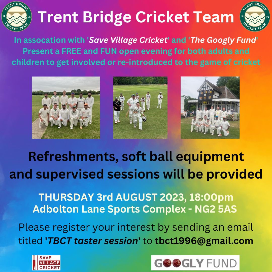 Please share, like and send us an email to register your interest 🤩🏏👌🏼