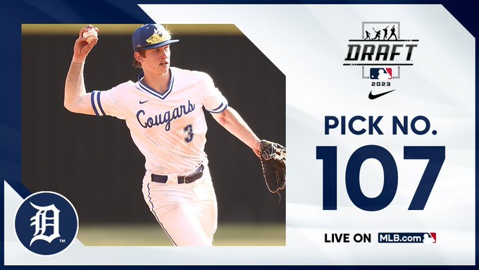 4th-rder Carson Rucker signs w/@Tigers for $775k (pick 107 value = $627,900). Tennessee HS 3B, solid to plus raw power, rest of tools could be average across the board. Brother Jake plays in Twins system. Tennessee recruit. <a href="/MLBDraft/">MLB Draft</a>