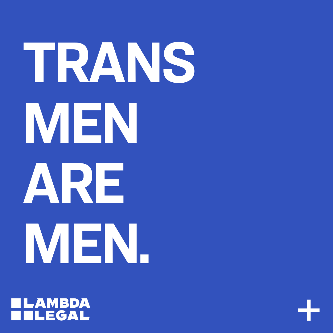 LambdaLegal's tweet photo. Let’s validate and support our trans brothers, who continue to break misguided gender stereotypes while living authentically and embracing their true selves — because every man deserves to be treated with dignity and respect. 🏳️‍⚧️

#TransVisibility #Transman https://t.co/iqTUj3kH7J