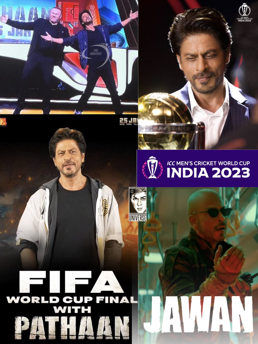 From FIFA finals with Pathaan to ICC CWC 2023 with Jawan! We are READY for the blockbuster year with the biggest sporting events of the world 🔥🙌
#CWC23 #ICCCWC23 #ICCCWC2023 #CWC2023 #JAWAN #ShahRukhKhan #Pathaan #FIFA2022 #FIFA22 #FIFA #FIFAWC22 #Rooney #Atlee #JawanPrevue…