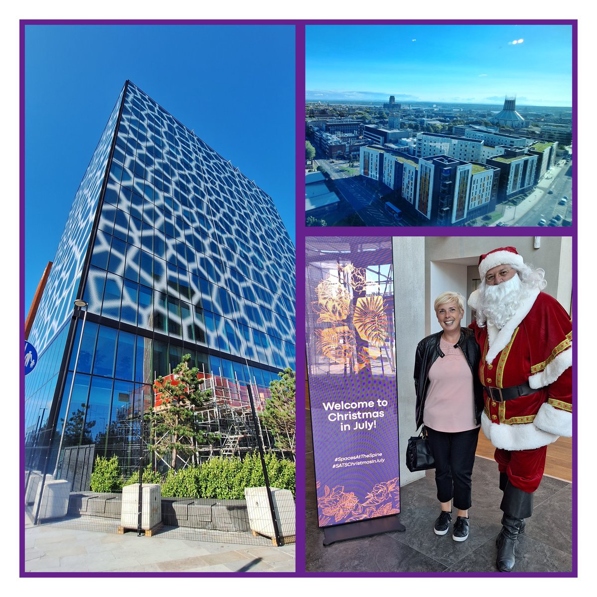 Thank you to @RCPspaces for the invite to #satschristmasinjuly
What an amazing view and building.
#spacesatthespine
@CultureLPool @lpoolcouncil @LpoolMarketing @VisitLiverpool @SGHLpool @TownHallLpool @Liverpool_ONE