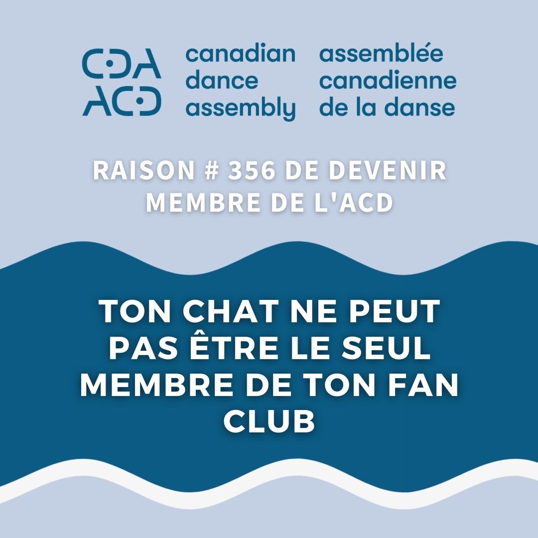 Prêt.e à franchir de nouvelles étapes dans votre parcours de ow.ly/twVA50Pb3KX.e ? Adhérez à l'ACD dès aujourd'hui et faites partie des communautés de danse les plus dynamiques du Canada. Visitez notre site ow.ly/Jf7V50Pb3KV pour vous inscrire !