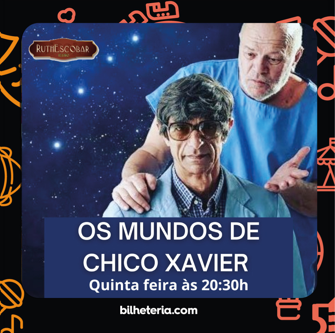 bilheteriacom's tweet photo. 🌟🕊 OS MUNDOS DE CHICO XAVIER 

📅 20/07 às 20h30 📍 Local: Teatro Ruth Escobar.

Chico Xavier e Bezerra de Menezes juntos em um encontro espiritual cheio de amor e reflexão. ✨🤝

🎟Ingressos à venda em https://t.co/lGXppUGmF4. https://t.co/TkS4MYkyh2