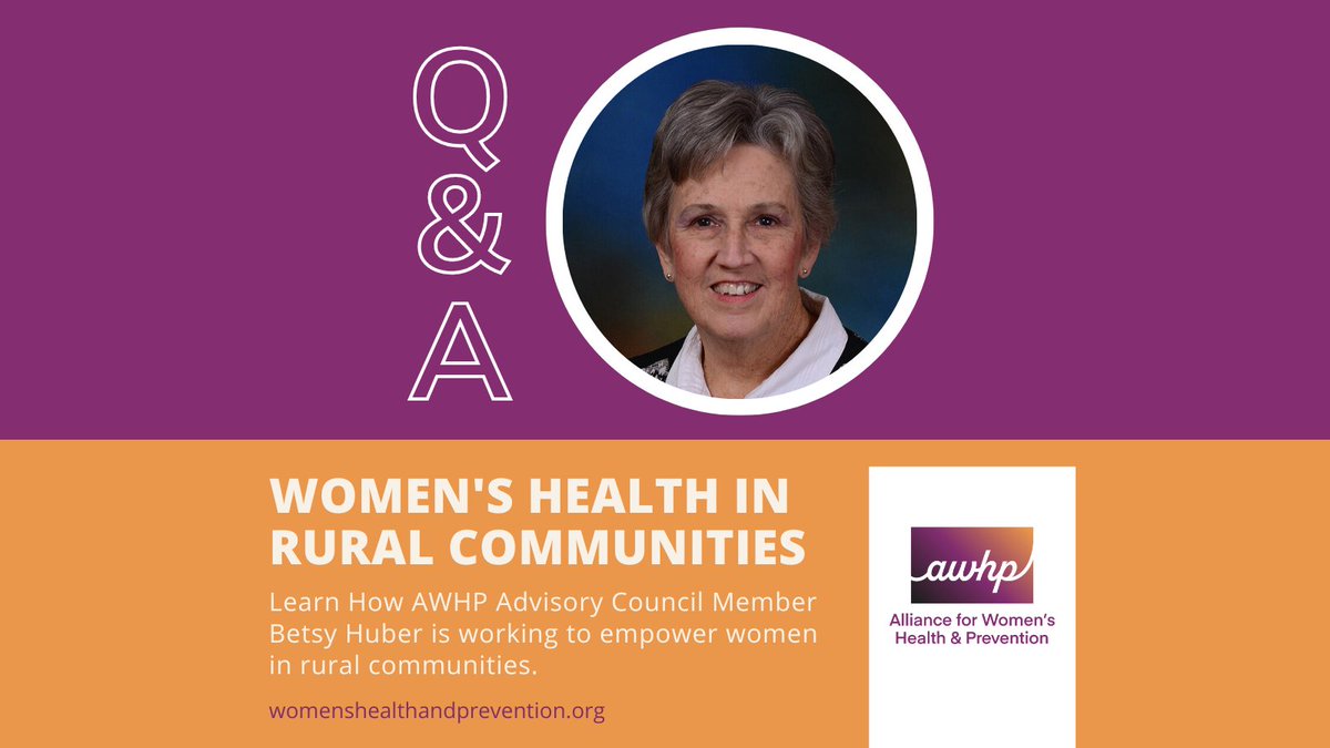 AWHPOrg's tweet photo. 🚨 NEW BLOG: @NationalGrange President @BetsyHuber13 is working to improve healthcare access in rural communities. She recently spoke with the #AWHP team about why rural communities must be a major part of all healthcare conversations. Read more: https://t.co/qsHFzOzz7F. https://t.co/fbiA9BxGKA