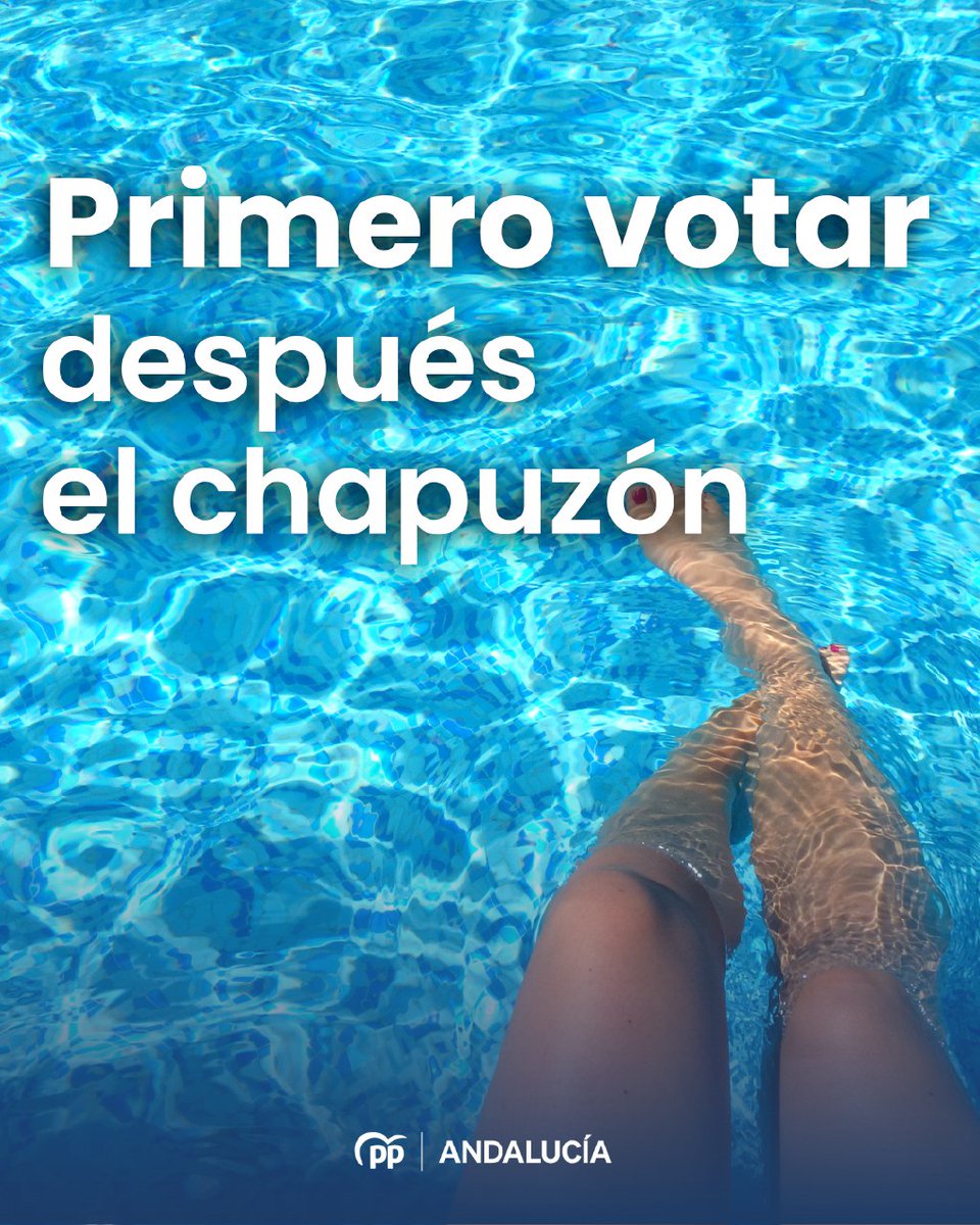 El #23J primero votar, después el chapuzón 💦