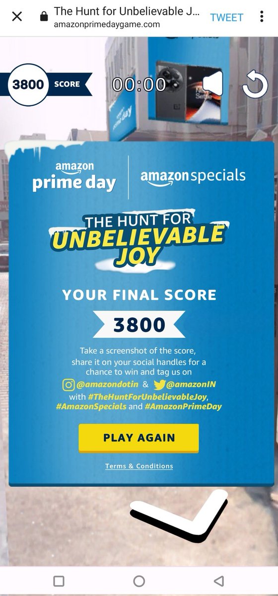 @amazonIN Done Team 😍

#AmazonSpecials #AmazonPrimeDay #DiscoverJoy #TheHuntForUnbelievableJoy
@amazonIN
Join🌪️
@Chhbi777 
@mysterioussu 
@Sanjiv_34 
@prashpatel_ 
@Kinjal__01 
@sengodan4 
@SingerUsha09