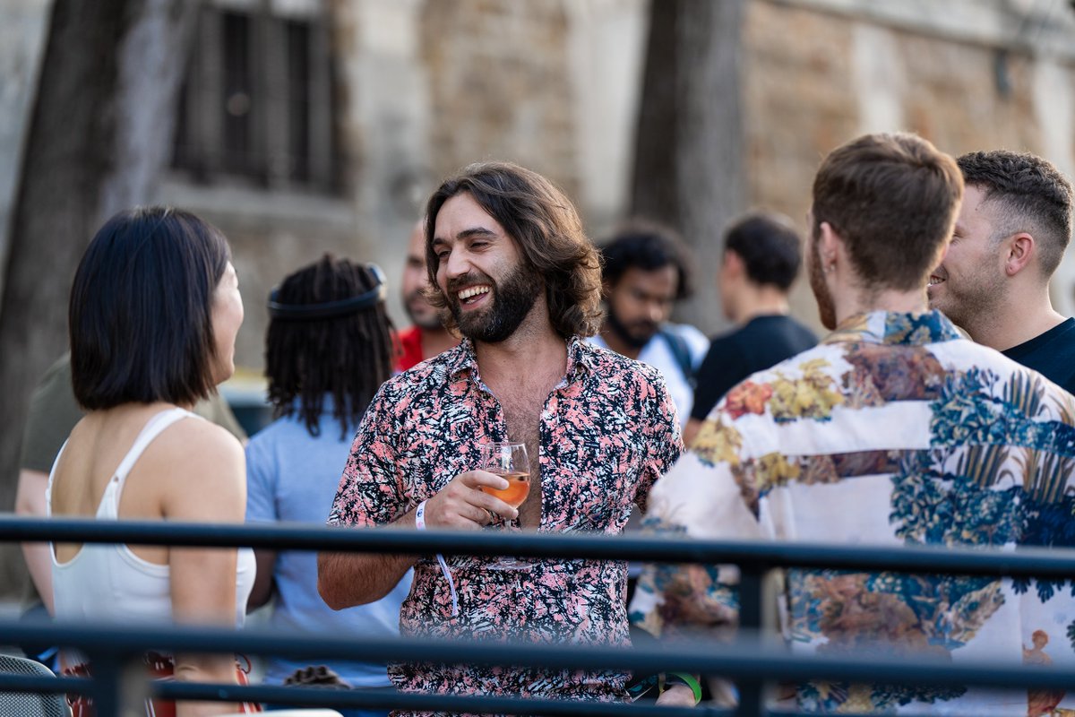 0xProject's tweet photo. We had a blast meeting some amazing DeFi builders and founders last night at our "From Paris with ❤️" networking event! #EthCC https://t.co/2F59NjAwpF