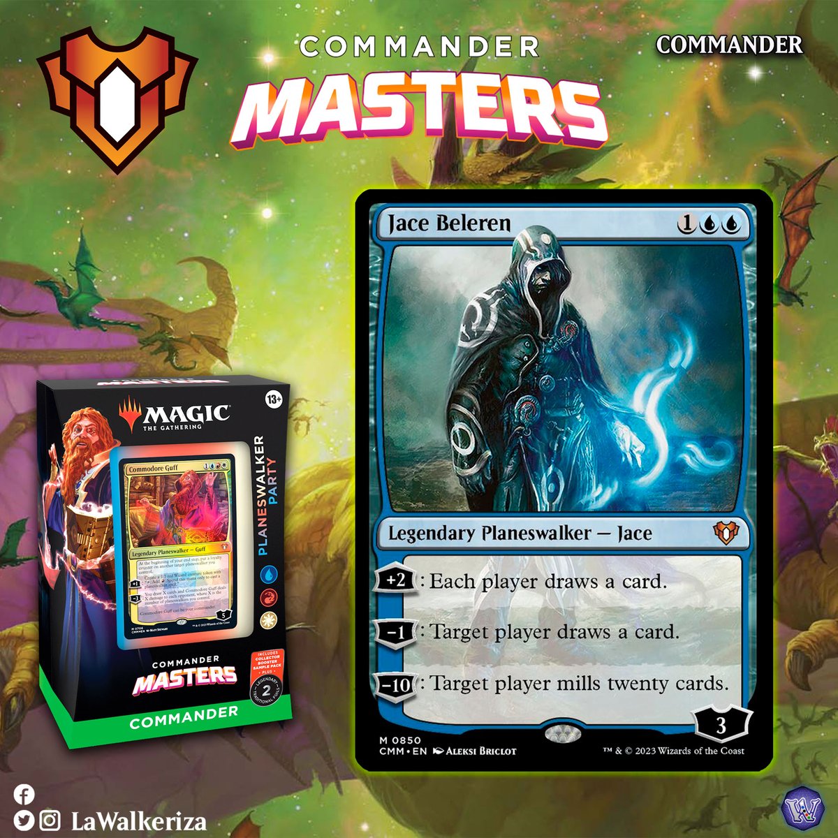 LWalkeriza's tweet photo. #LaWalkeriza
#MTGHispano #MTGCMaster #MTGspoilers #MTG #MagicTheGathering #mtgcommunity
#MTGcommander #JaceBeleren #Jace https://t.co/UKXH75A0h1