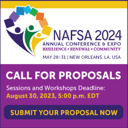 Submit a session, poster, or workshop proposal for the NAFSA 2024 Annual Conference & Expo in New Orleans. Unite with international educators as we unite to foster resilience, renewal, and community. Share your bold ideas! Submit a Proposal: nafsa.org/proposals #NAFSA2024