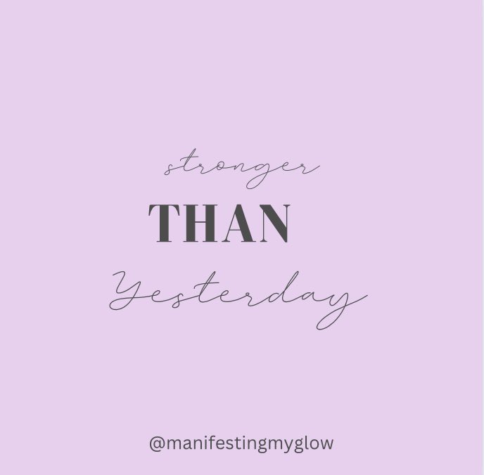 manifestmyglow's tweet image. ✨ Stronger Than Yesterday ✨ 

Each day is a new day to be that little bit stronger or better than the day before. 

#alignmentmatters #loveyourselftoday#manifest